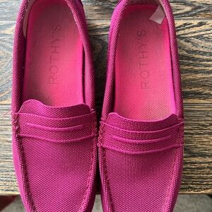 Rothy's Bright Pink/Fuchsia Women’s Drivers size 9.5